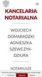 Mobile Screenshot of domaradzki.pl