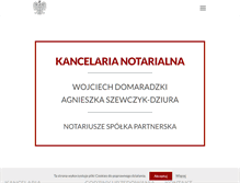 Tablet Screenshot of domaradzki.pl